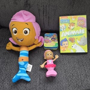 Bubble Guppies Item Bundle, Plush, Figure, Puzzle, DVD